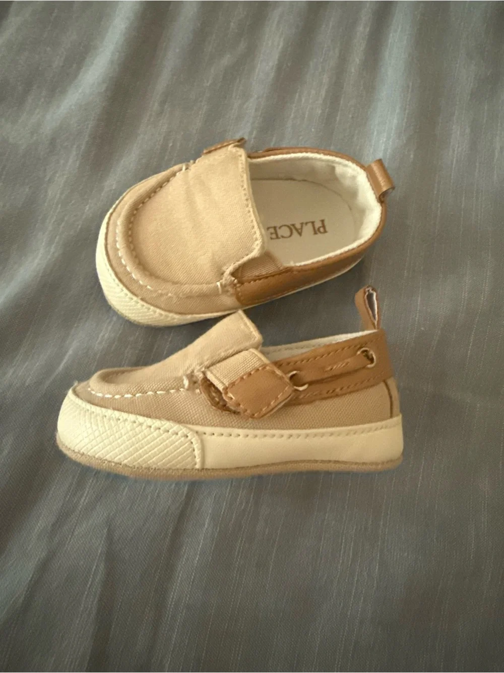 The Children's Place Tan Canvas Infant Shoes
